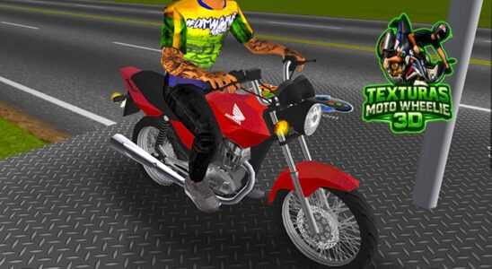 Skin Honda CG 150 Vermelha com Detalhes Originais – Alta Fidelidade no Moto Wheelie 3D