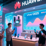 Huawei lidera vendas de celulares na China em 2025, superando a Vivo