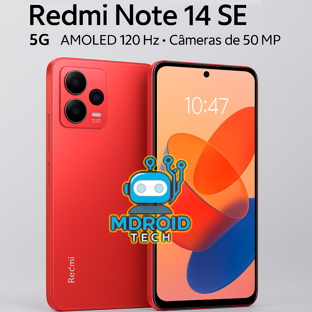Xiaomi apresenta o Redmi Note 14 SE com tela AMOLED de 120 Hz