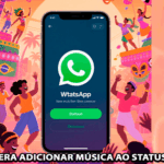 WhatsApp adicionar música ao status no Brasil